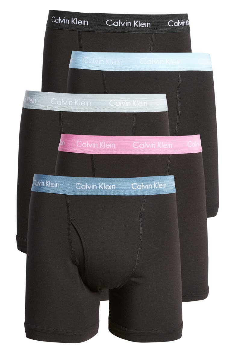 5-Pack Performance Boxer Briefs, Main, color, BLACK BODIES
