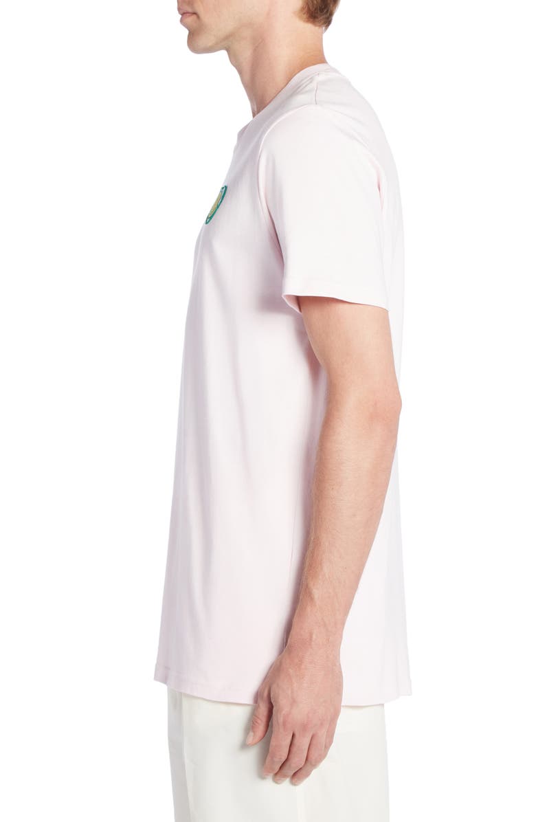 Moncler Heart Logo Cotton T-Shirt, Alternate, color,