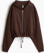 H&M Drawstring Zip-through Hoodie