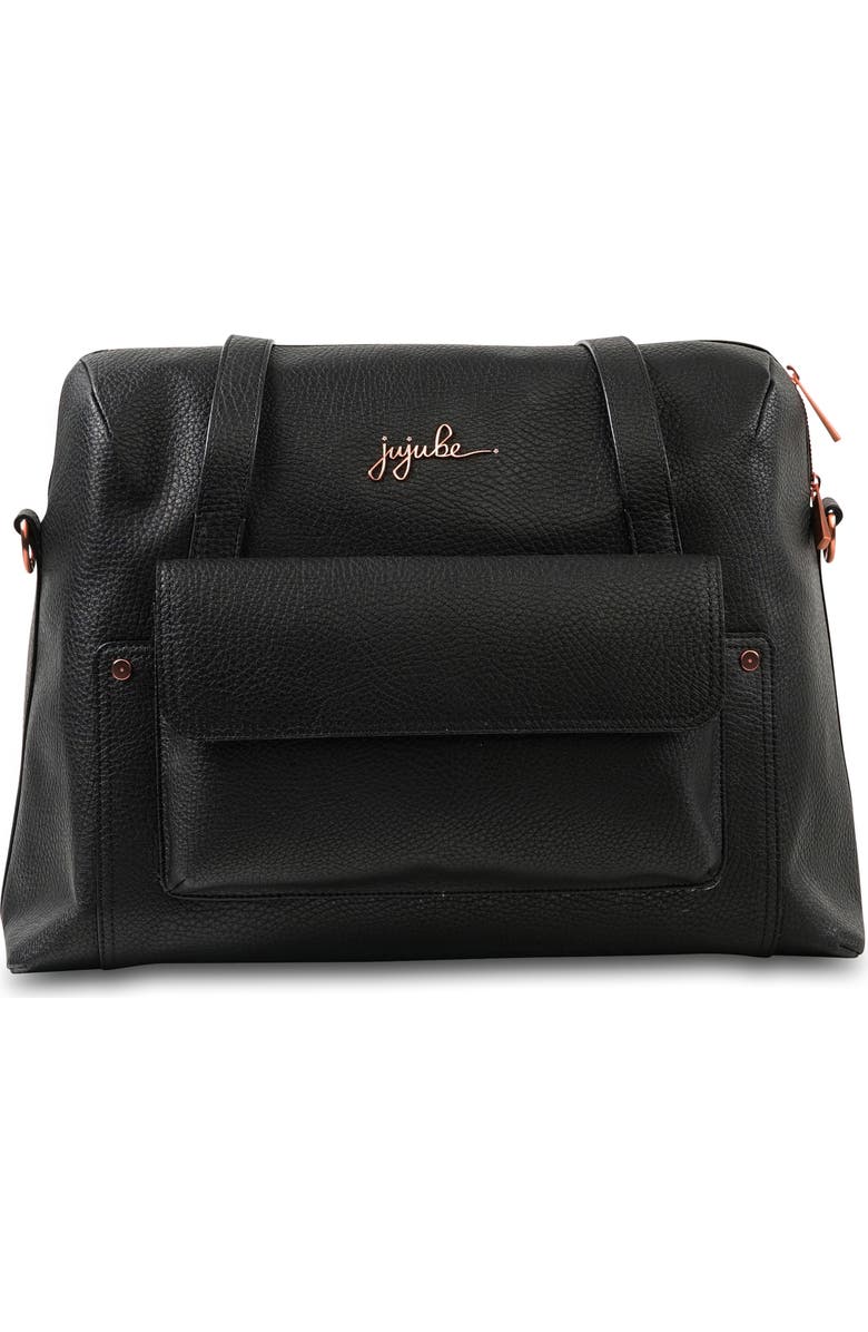 JuJuBe Ju-Ju-Be Ever Collection Wherever Faux Leather Weekend Diaper Bag, Main, color,