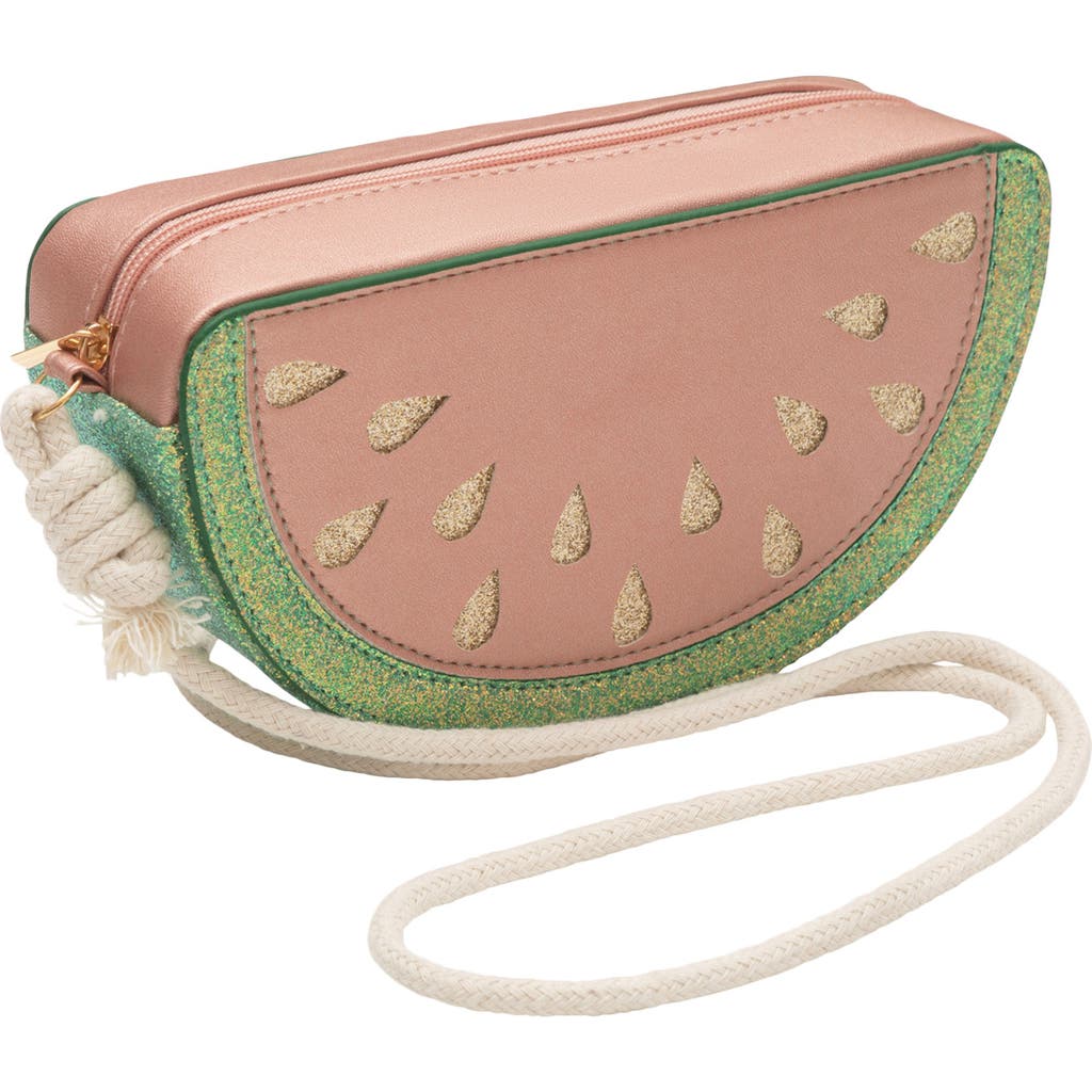 Shop Mimi & Lula Kids' Watermelon Crossbody Bag In Light/pastel Pink