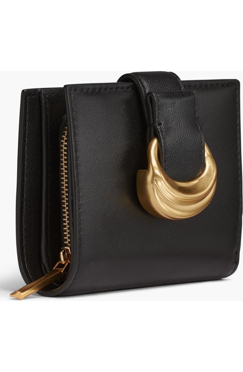 Donna Karan New York Valley Stream Small Wallet, Alternate, color, Black/Gold