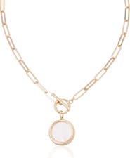 Ettika Pendant Toggle Necklace