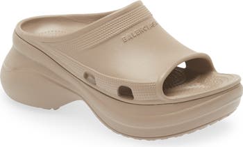 Balenciaga crocs pool スライドサンダル　25cm BALENCIAGA + Crocs Pool ネオンラバー スライドサンダル