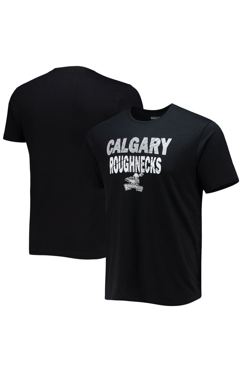LEVELWEAR Men's Levelwear Black Calgary Roughnecks Team Logo Thrive T-Shirt, Main, color, Black