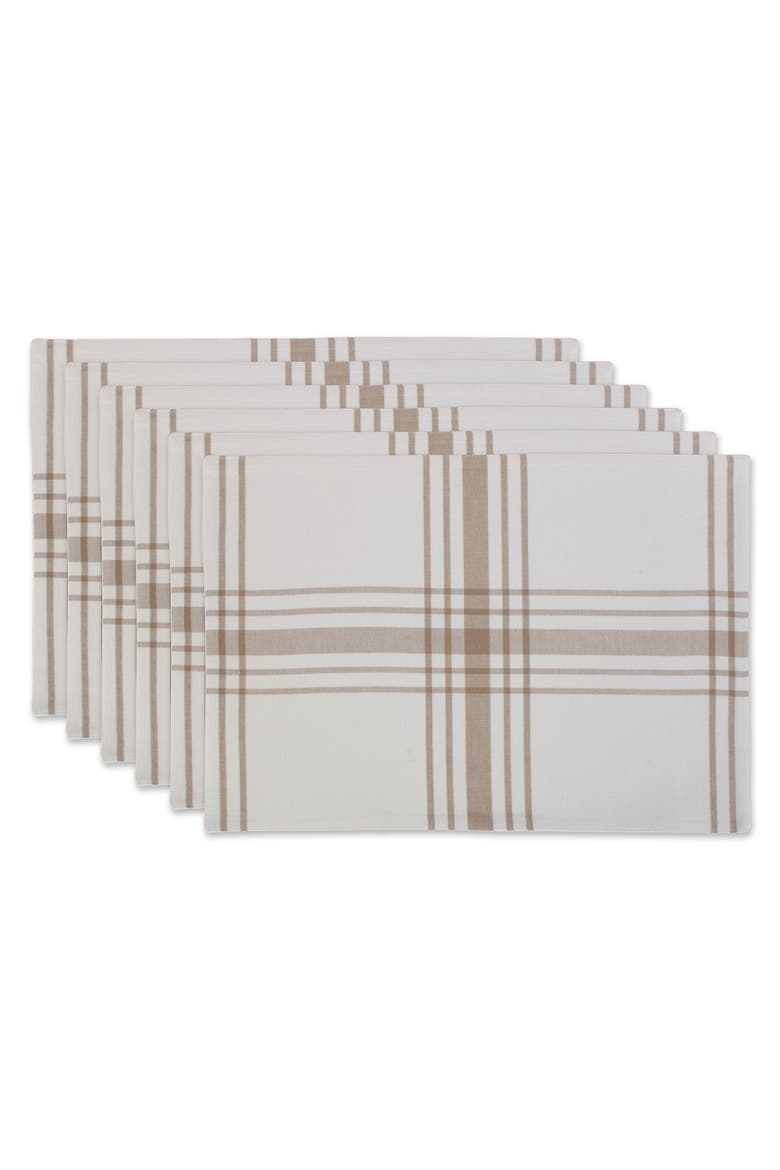 Stone Home Sweet Farmhouse Placemat Set/6, Main, color, Stone