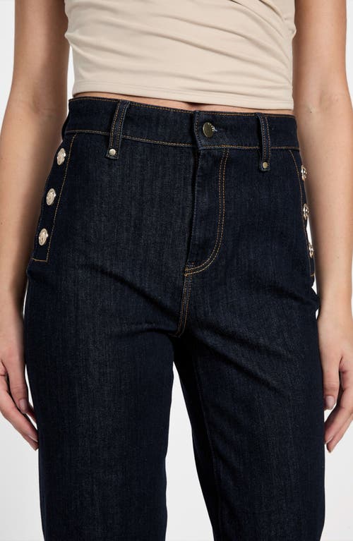 Guess New Faye High Waist Ankle Jeans In Blue