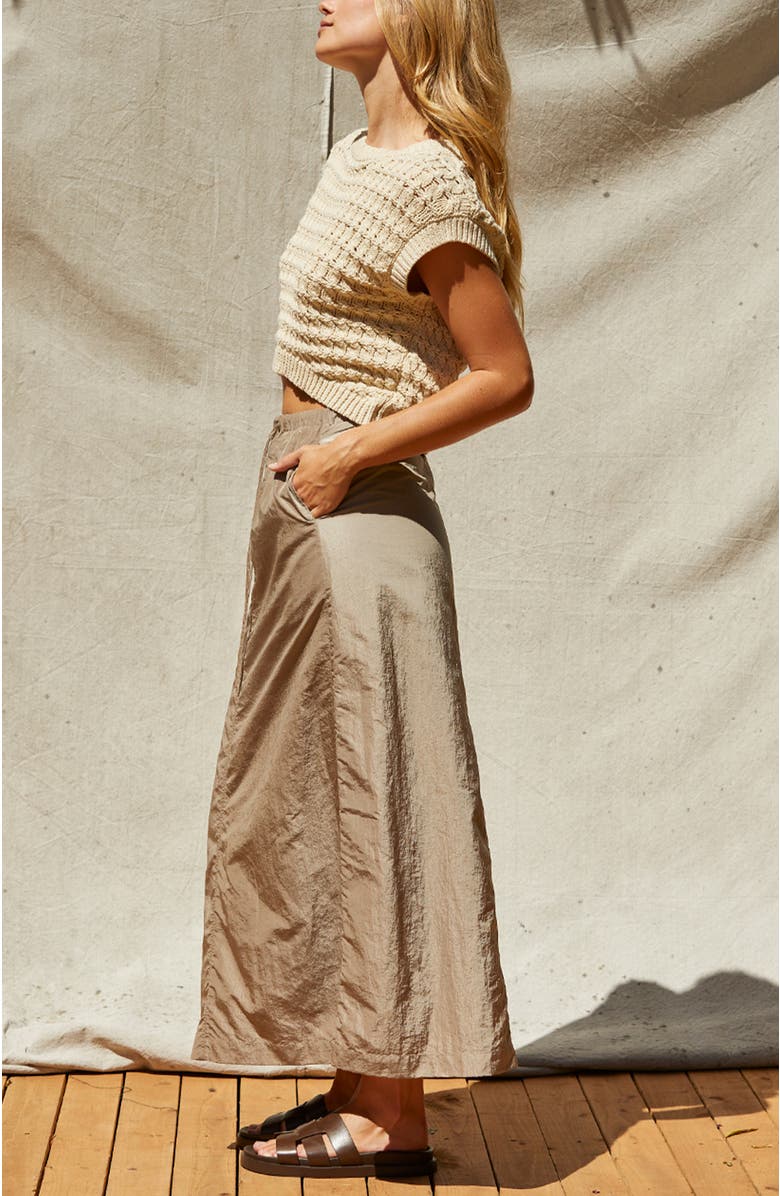 CRESCENT Maxi Pull On Skirt, Alternate, color,