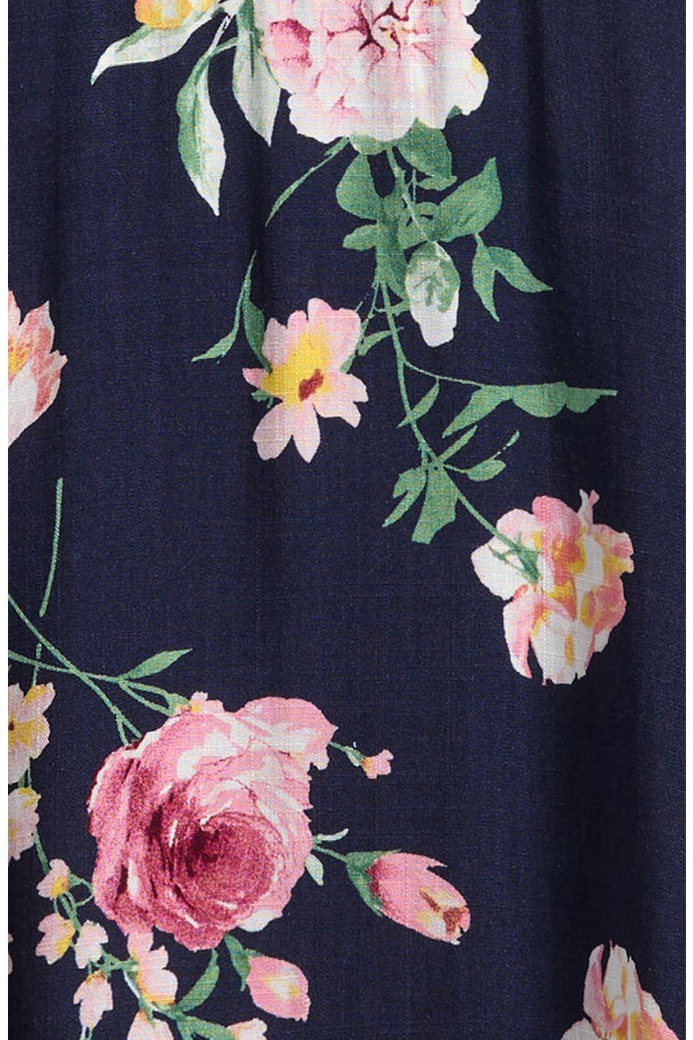 Kids' Asymmetric Sleeveless Dress, Alternate, color, NAVY