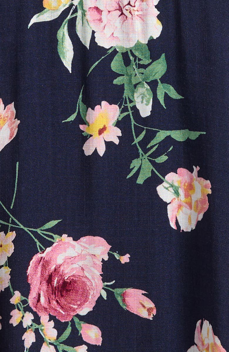 Ava & Yelly Kids' Asymmetric Sleeveless Dress, Alternate, color, Navy