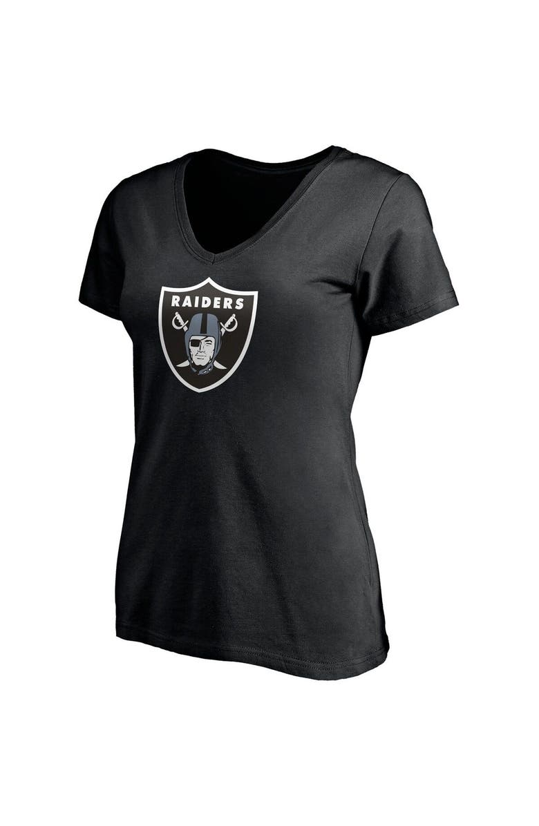 FANATICS Women's Fanatics Branded Darren Waller Black Las Vegas Raiders Player Icon Name & Number V-Neck T-Shirt, Alternate, color, Black