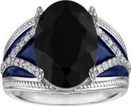 FZN Onyx & Enamel Statement Ring