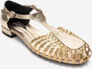 Prologue Shoes Onos Woven T Strap Sandal