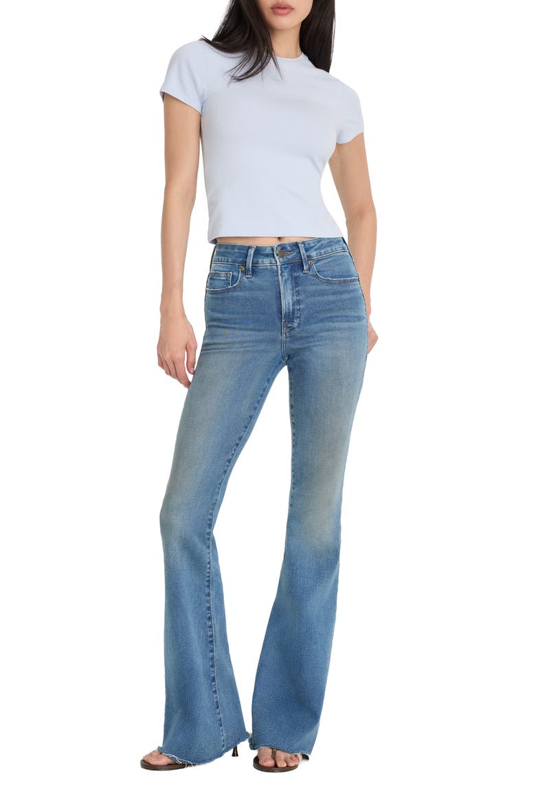Soft-Tech Good Legs Flare Jeans, Alternate, color, INDIGO1211