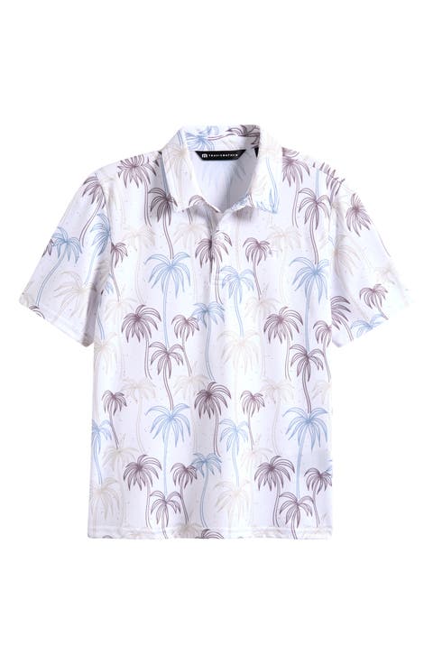 Kids' Featherweight Palm Print Polo (Big Kid)