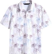 TravisMathew Kids' Featherweight Palm Print Polo