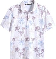 TravisMathew Kids' Featherweight Palm Print Polo