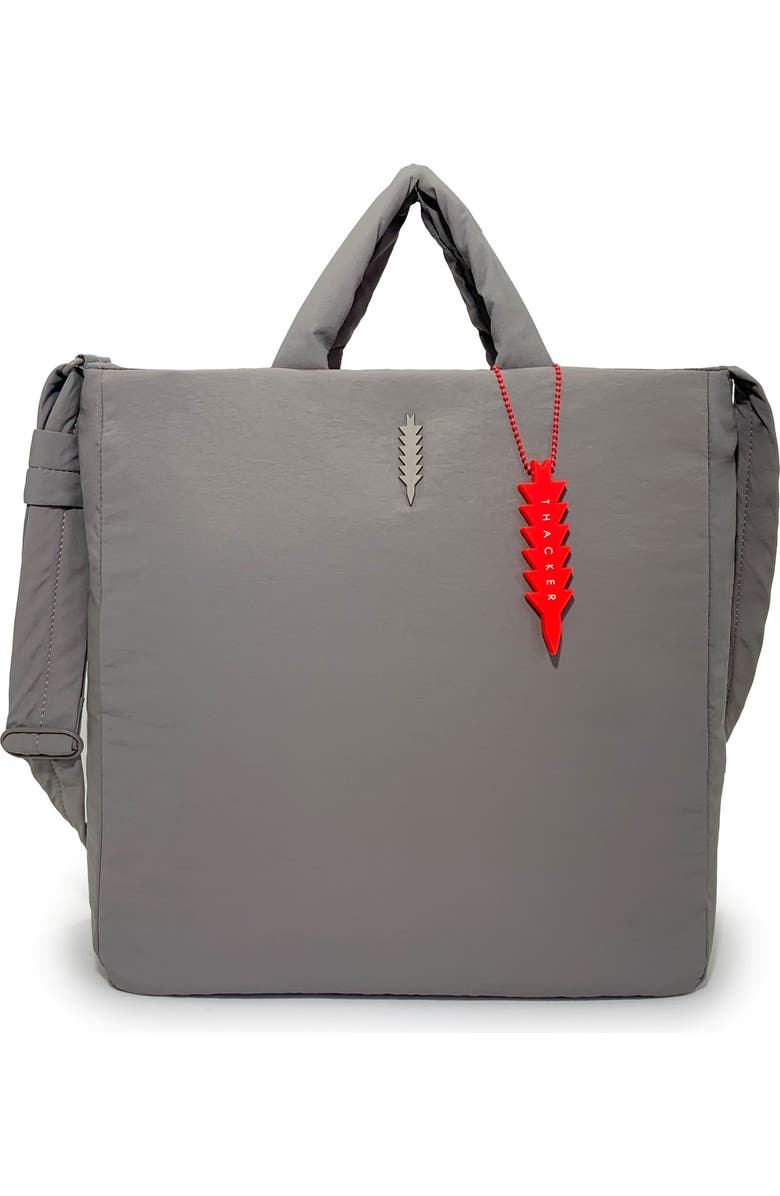 Thacker Nylon Tote Bag, Main, color, Carbon