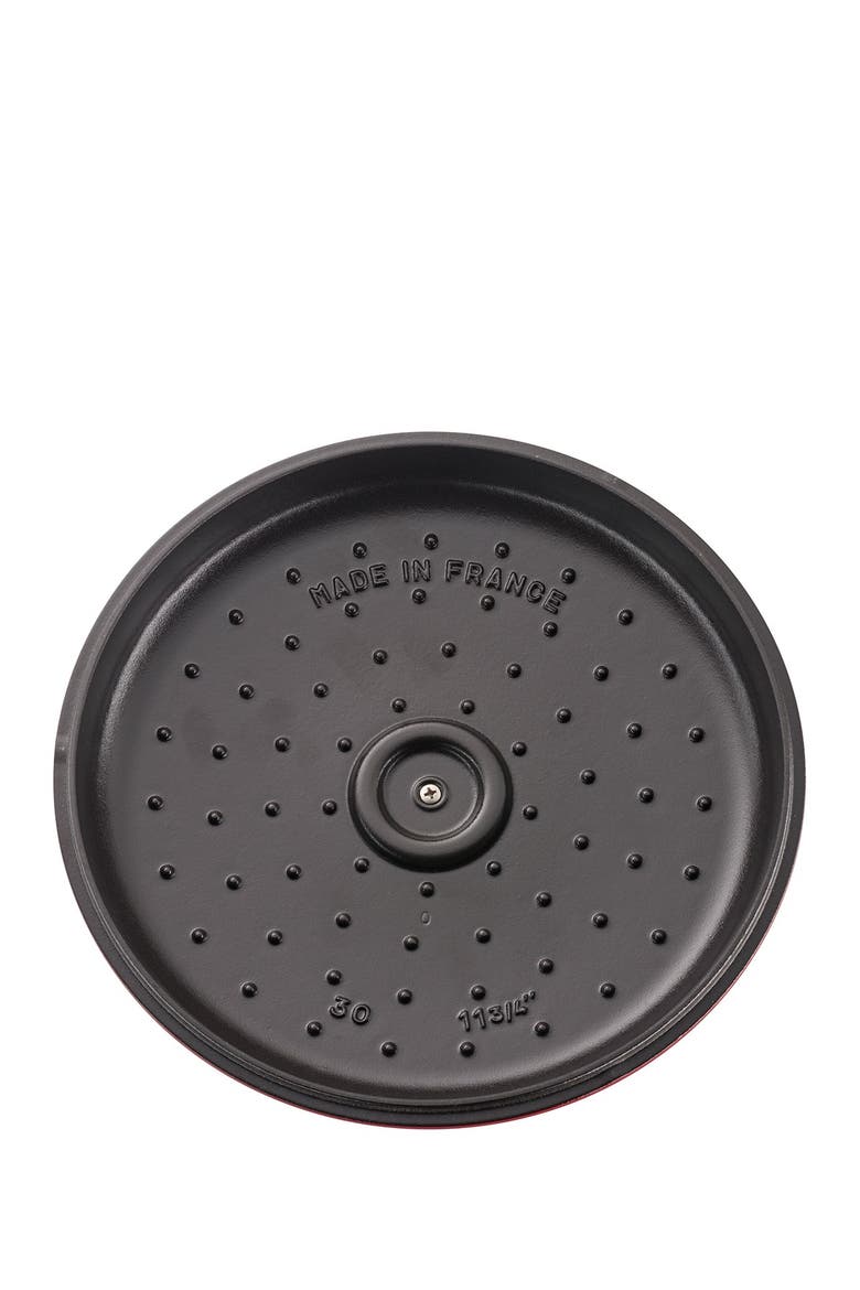 3.5-Quart Enameled Cast Iron Braiser, Alternate, color, CHERRY