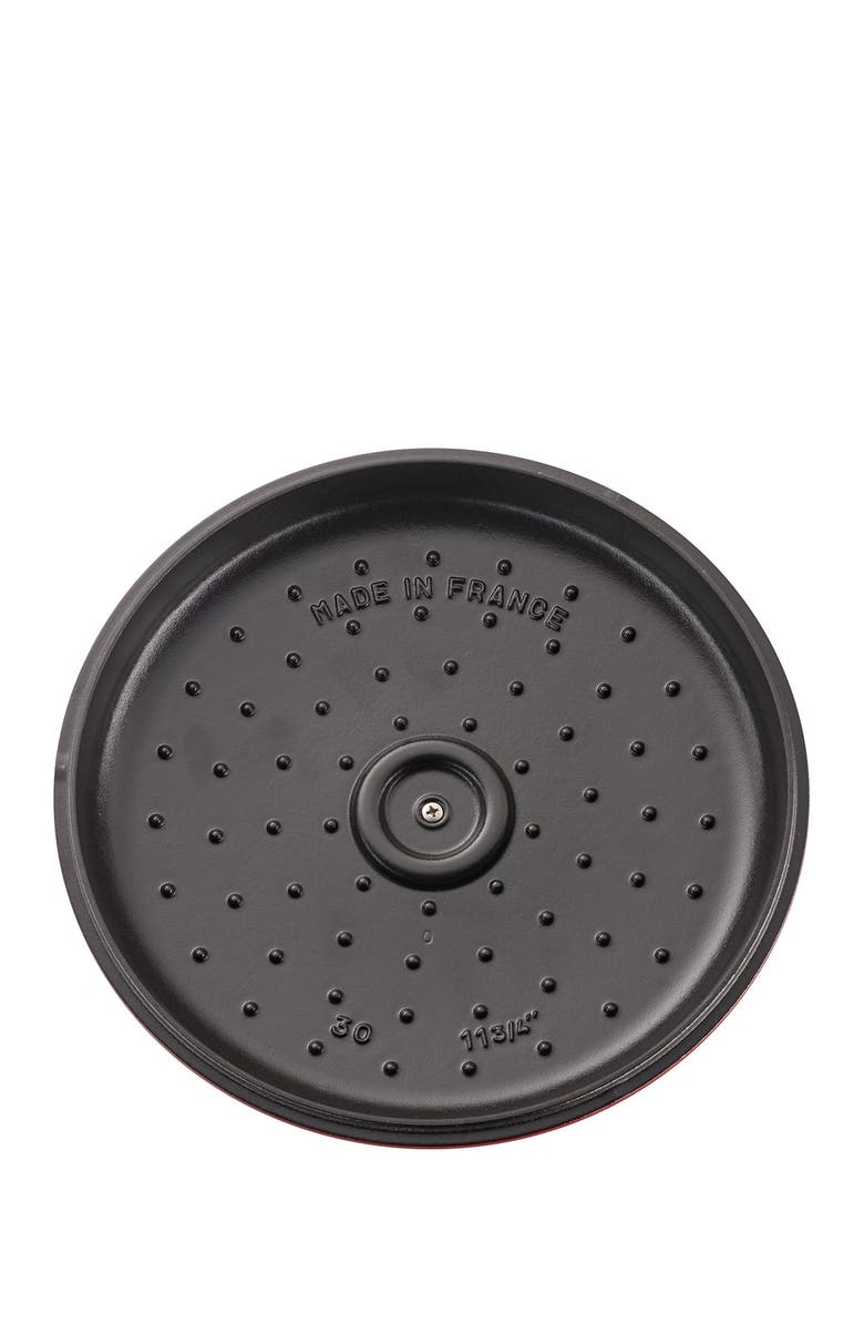 Staub 3.5-Quart Enameled Cast Iron Braiser, Alternate, color, Cherry