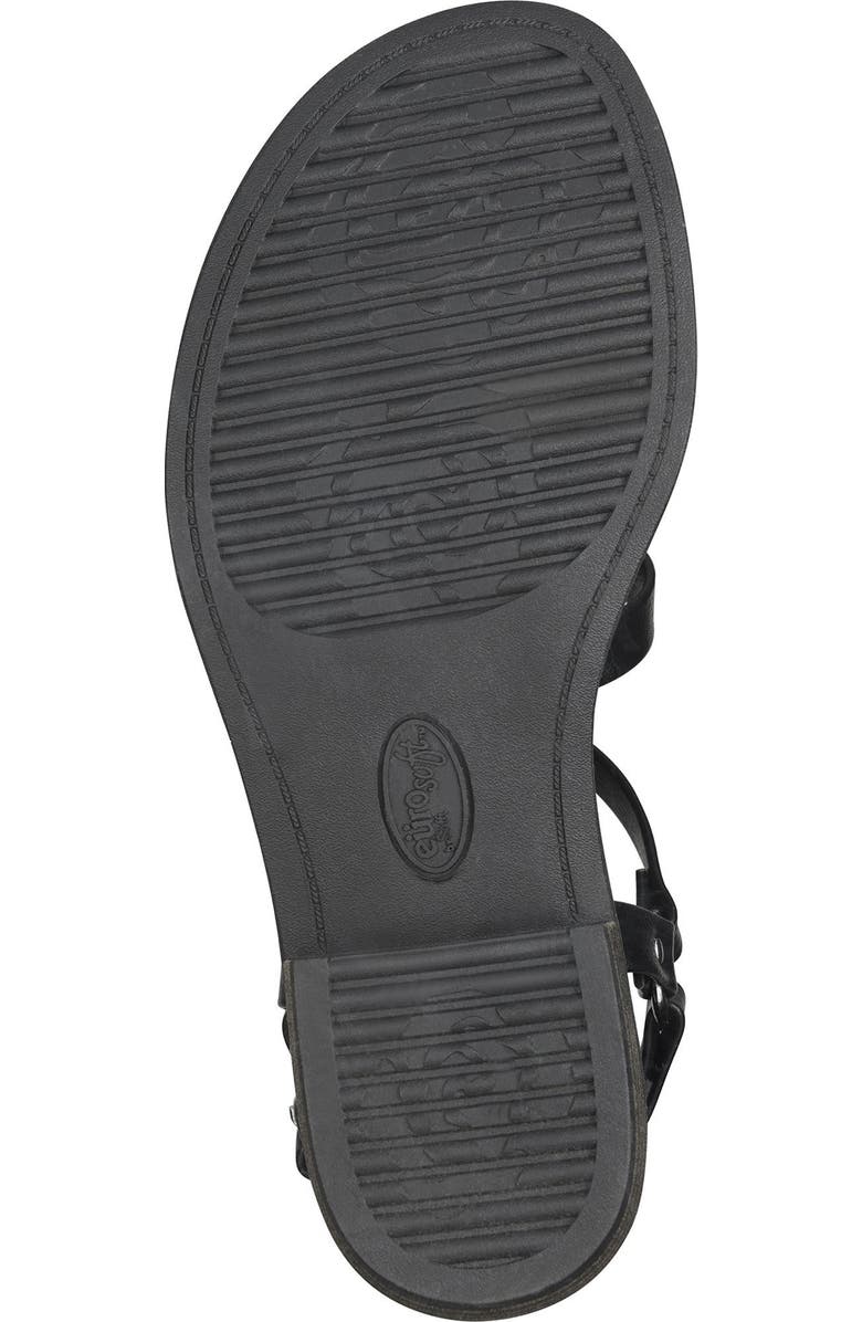 EUROSOFT Nat Sandal, Alternate, color, Black