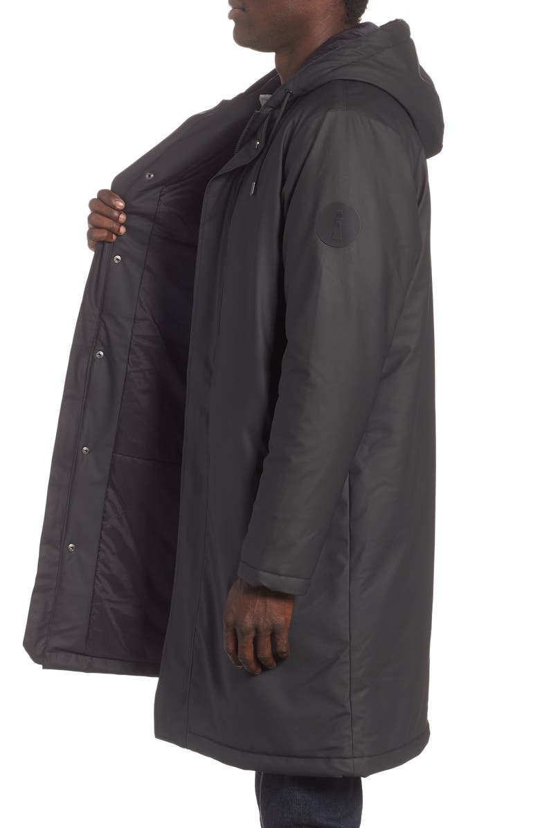 Rains Thermal Hooded Raincoat, Alternate, color, 