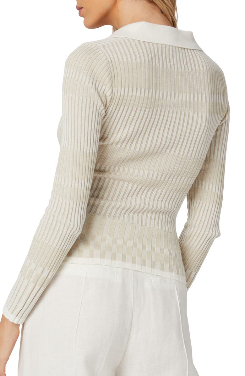 Alp N Rock Luisa Rib Polo Sweater, Alternate, color, 