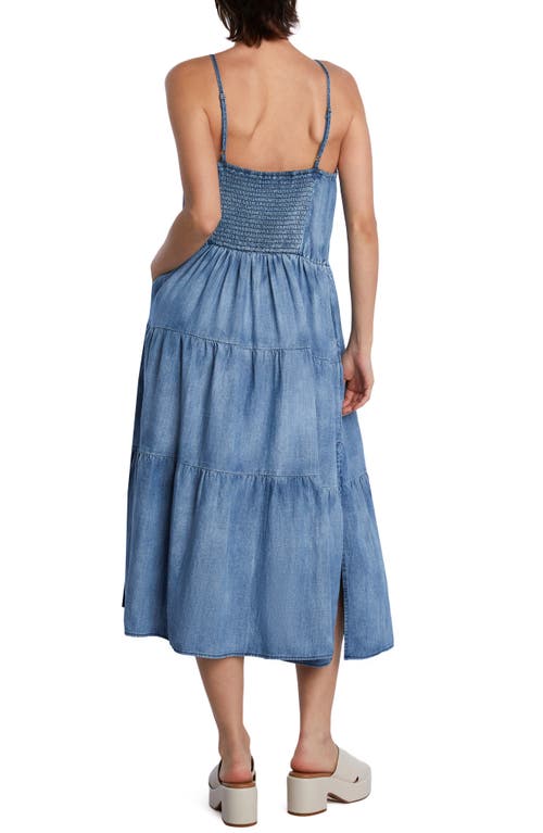 Wash Lab Denim Felicity Flounce Tiered Denim Dress