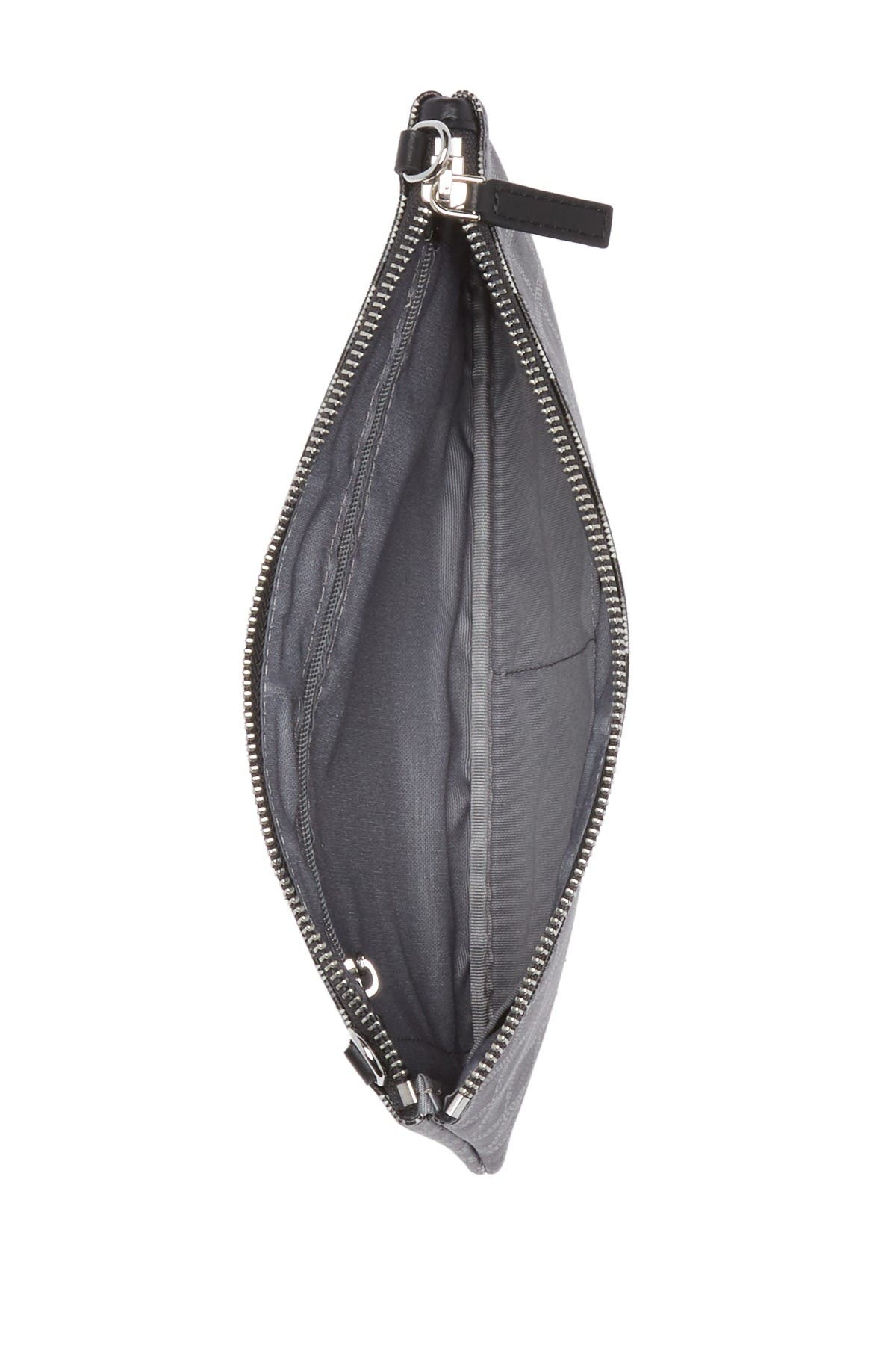 LANCASTER PARIS Ikon Small Flat Leather Crossbody Bag, Alternate, color, 