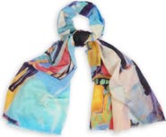 SAACHI Spring Print Scarf