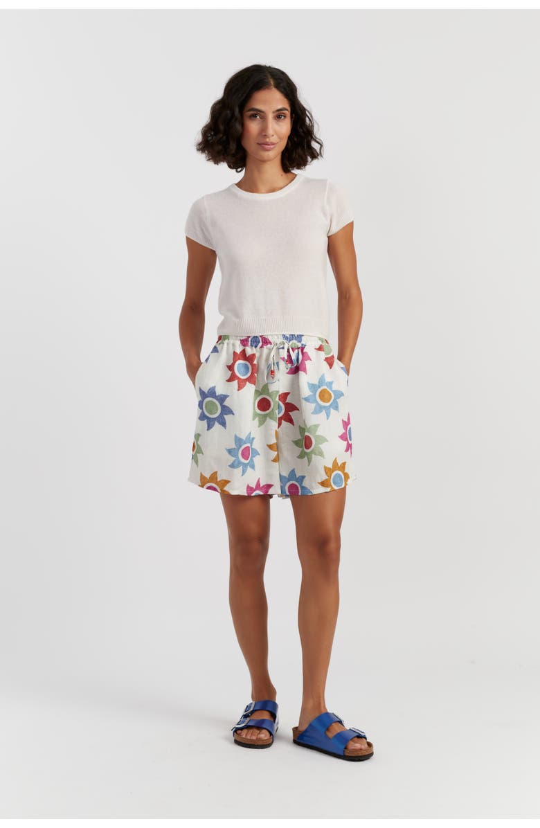 Chinti & Parker Air Pure Cashmere T-Shirt, Alternate, color, Cream