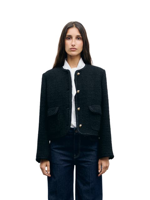 Judye Curly Tweed Jacket