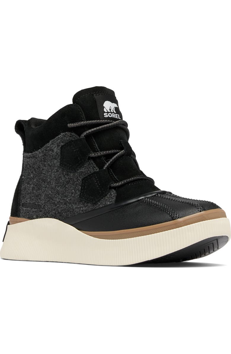 SOREL Out N About IV Classic Waterproof Duck Boot, Main, color, Black/ Chalk