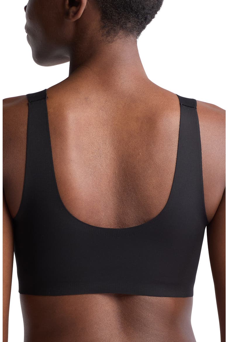 Invisible Gel Wire Bralette, Alternate, color, BLACK