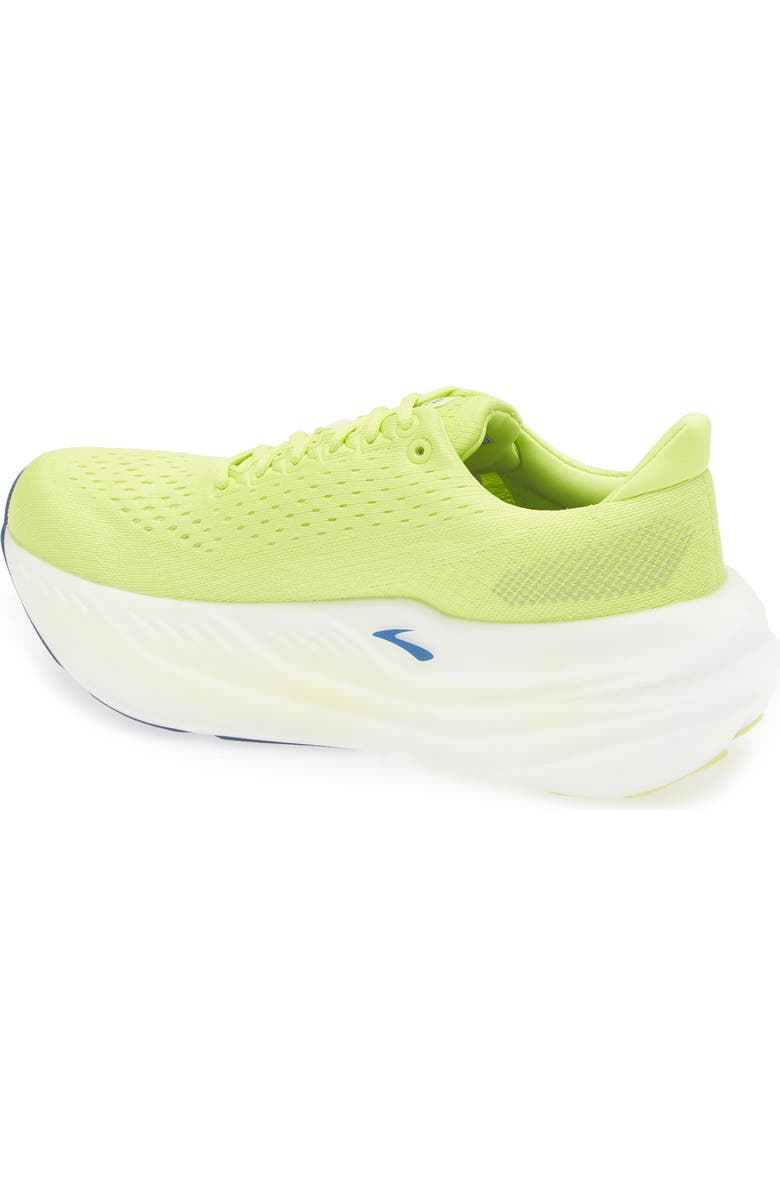 Brooks Glycerin Max Running Shoe, Alternate, color, Lime/ Navy Peony/ White