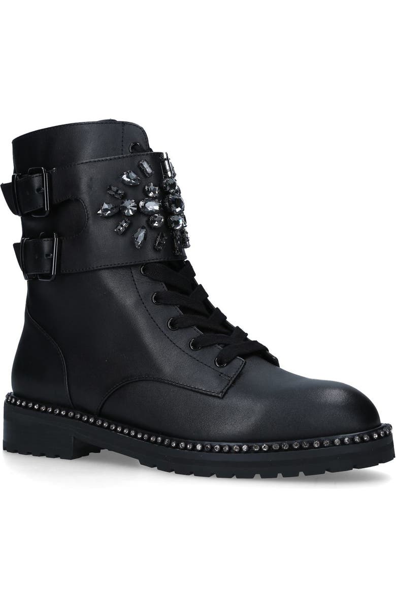 Kurt Geiger London Stoop Crystal Combat Boot, Main, color,
