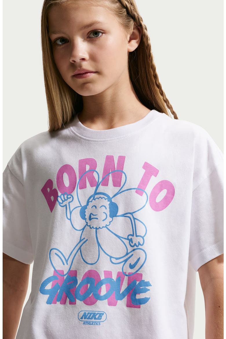 Kids' Born to Groove Graphic T-Shirt, Alternate, color, WHITE