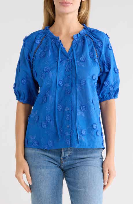 Cotton Peasant Top