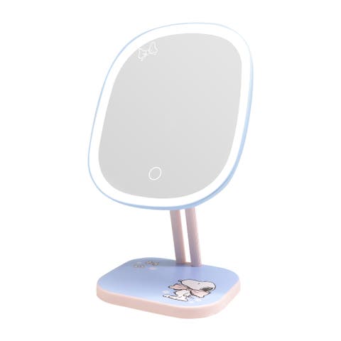Peanuts Snoopy Bowtie Highlight Led Makeup Mirror