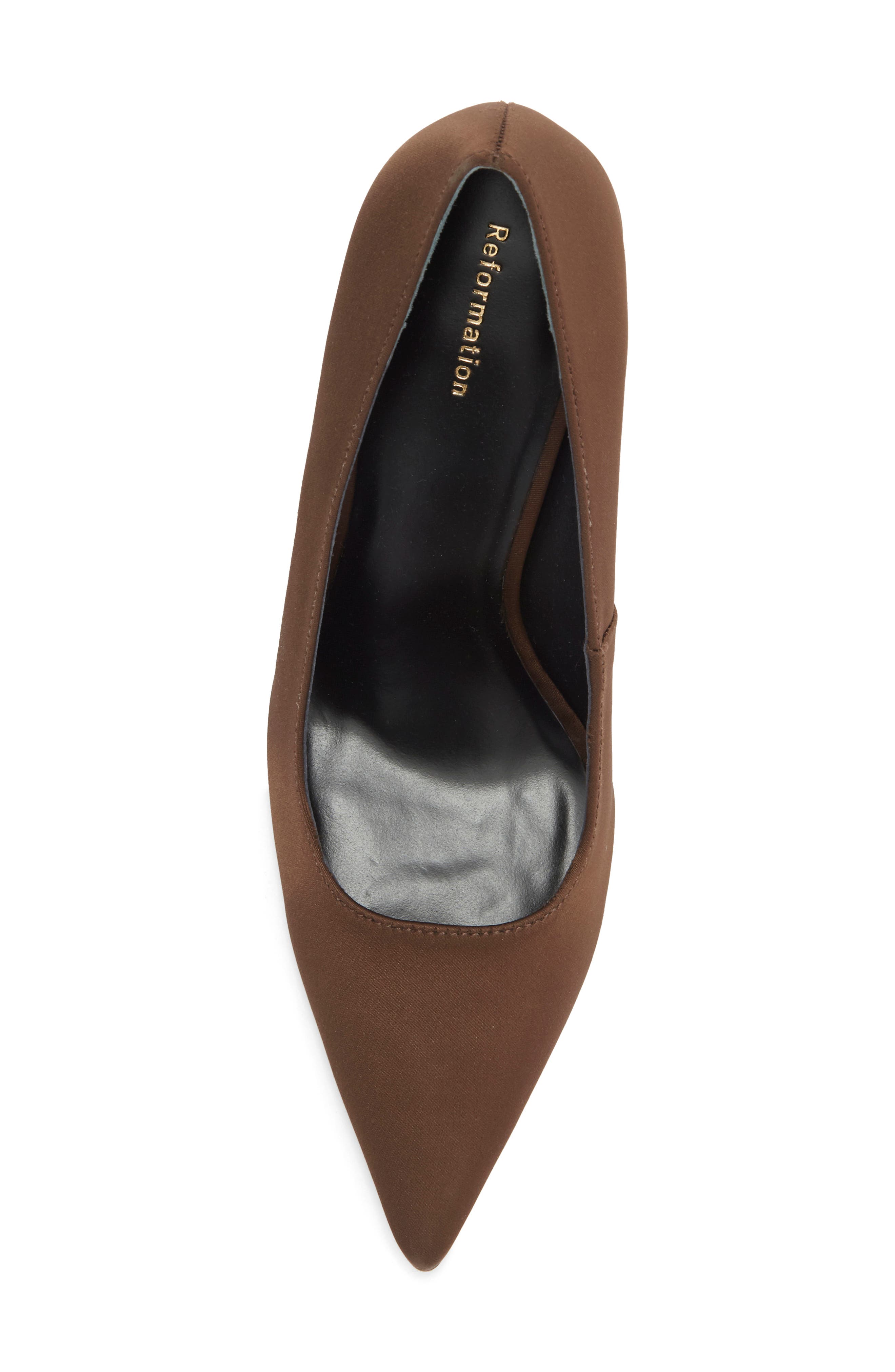 Joelle Pump, Alternate, color, PINECONE SATIN
