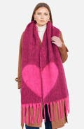Yumi Heart Super Fluffy Scarf