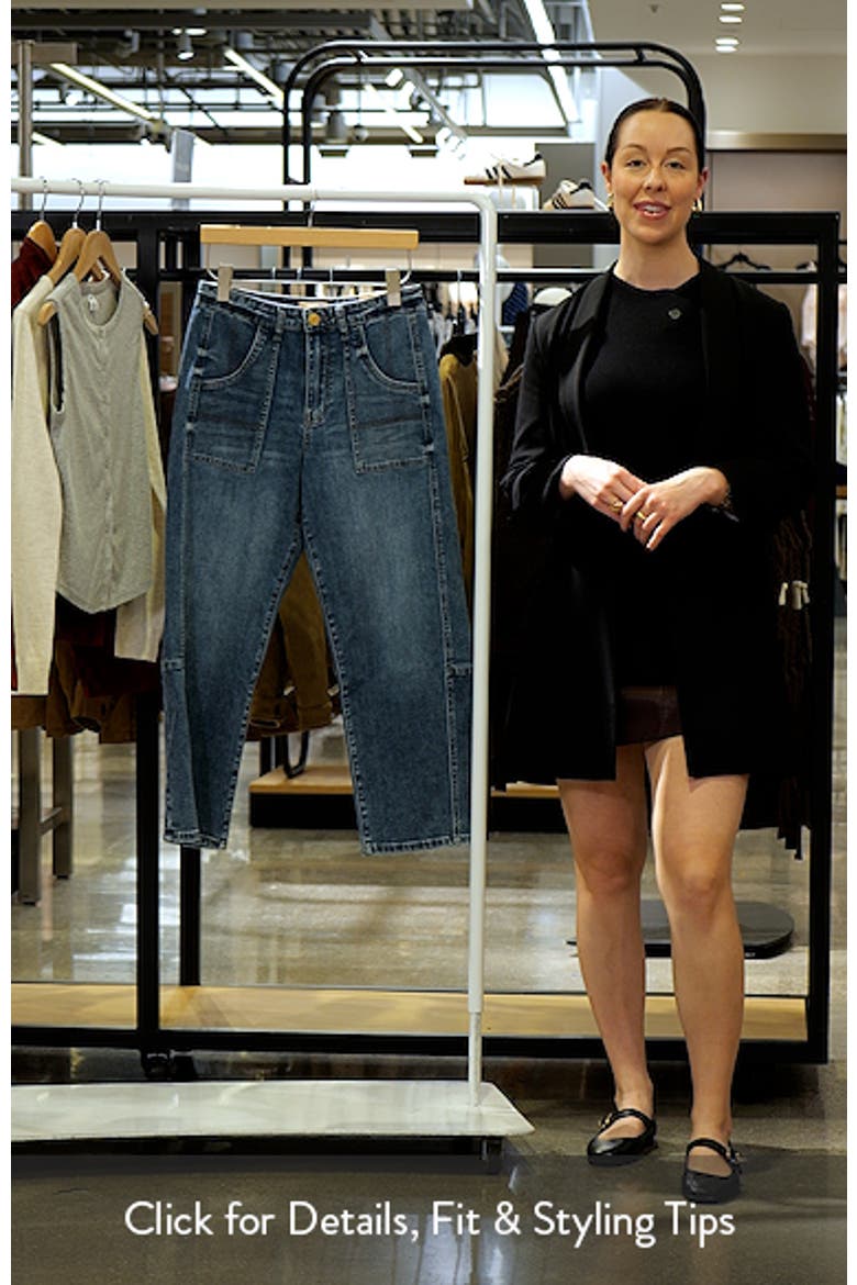 Ashton High Waist Crop Barrel Jeans video