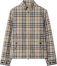 Burberry Check Harrington Jacket