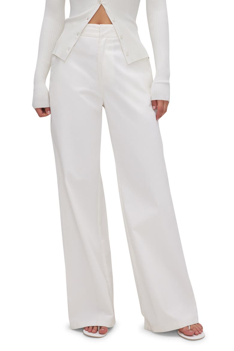Good Skate Cotton Stretch Twill Pants, Main, color, CLOUD WHITE001