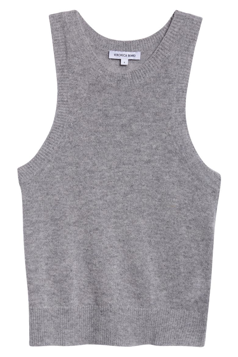 Jerrel Cashmere Tank, Alternate, color, HEATHER GREY