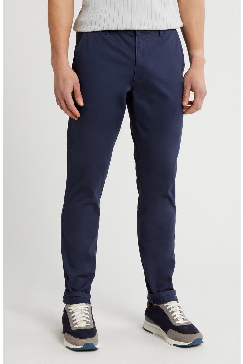 Slim Fit Stretch Chino Pants, Main, color, NAVY