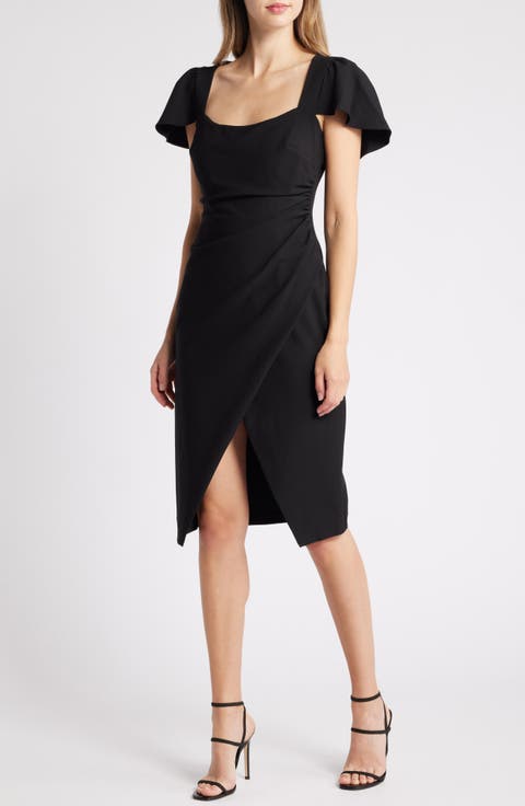 Merideth Back Cutout Sheath Dress