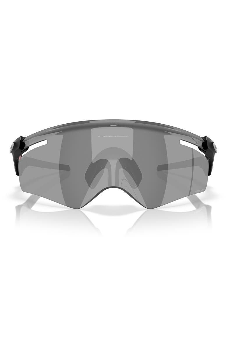 Oakley QNTM Kato<sup>™</sup> 156mm Prizm<sup>™</sup> Shield Sunglasses, Main, color, Matte Black