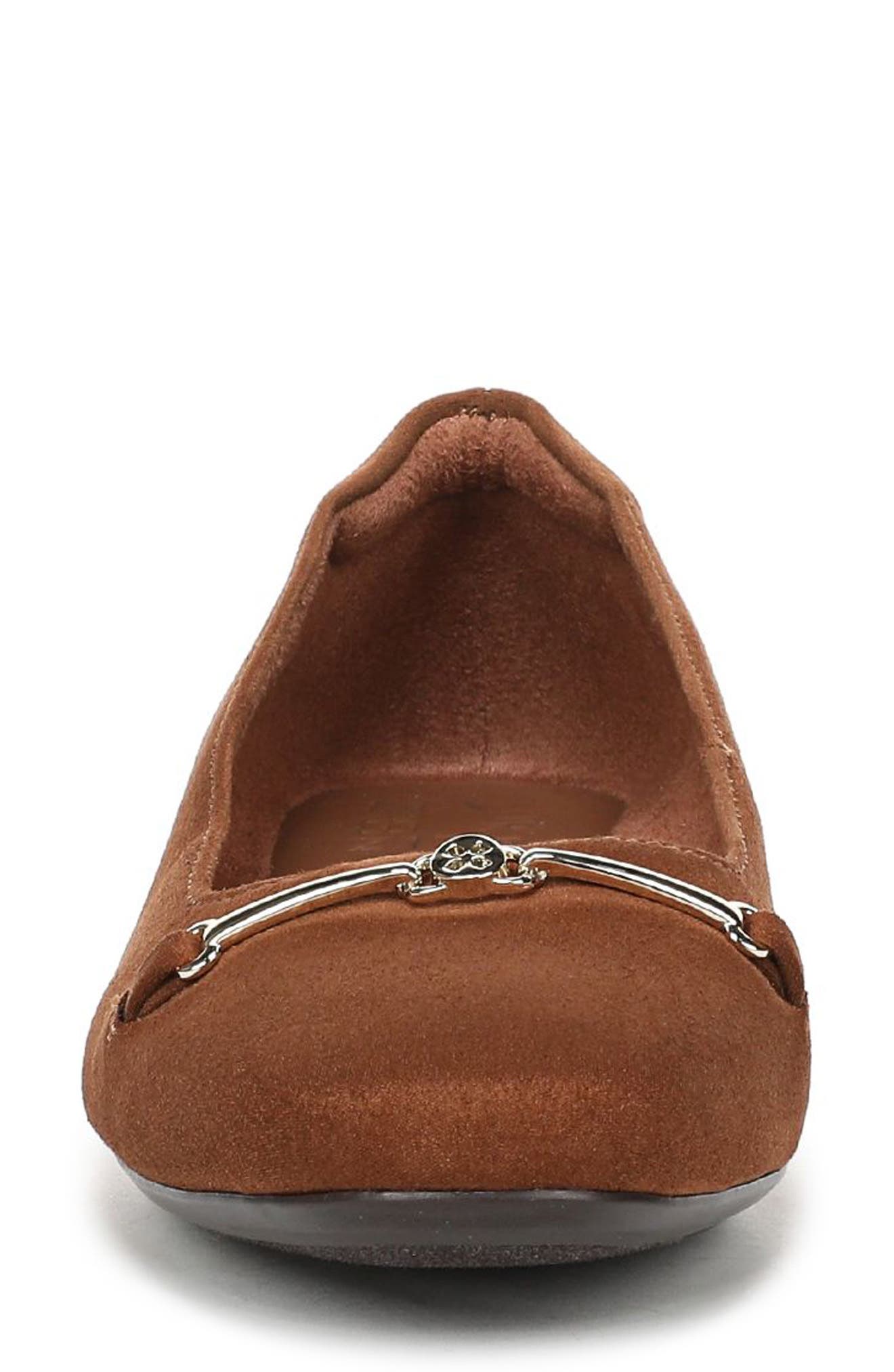 Kendall Flat, Alternate, color, DARK CHESTNUT BROWN MICROFIBER