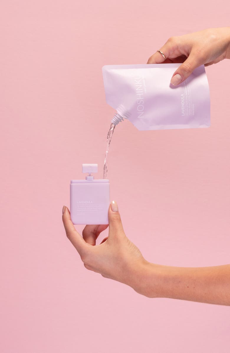 NOSHINKU Lavendula Nourishing Sanitizing Spray & Wipes Clean Travel Set, Alternate, color, Lavendula